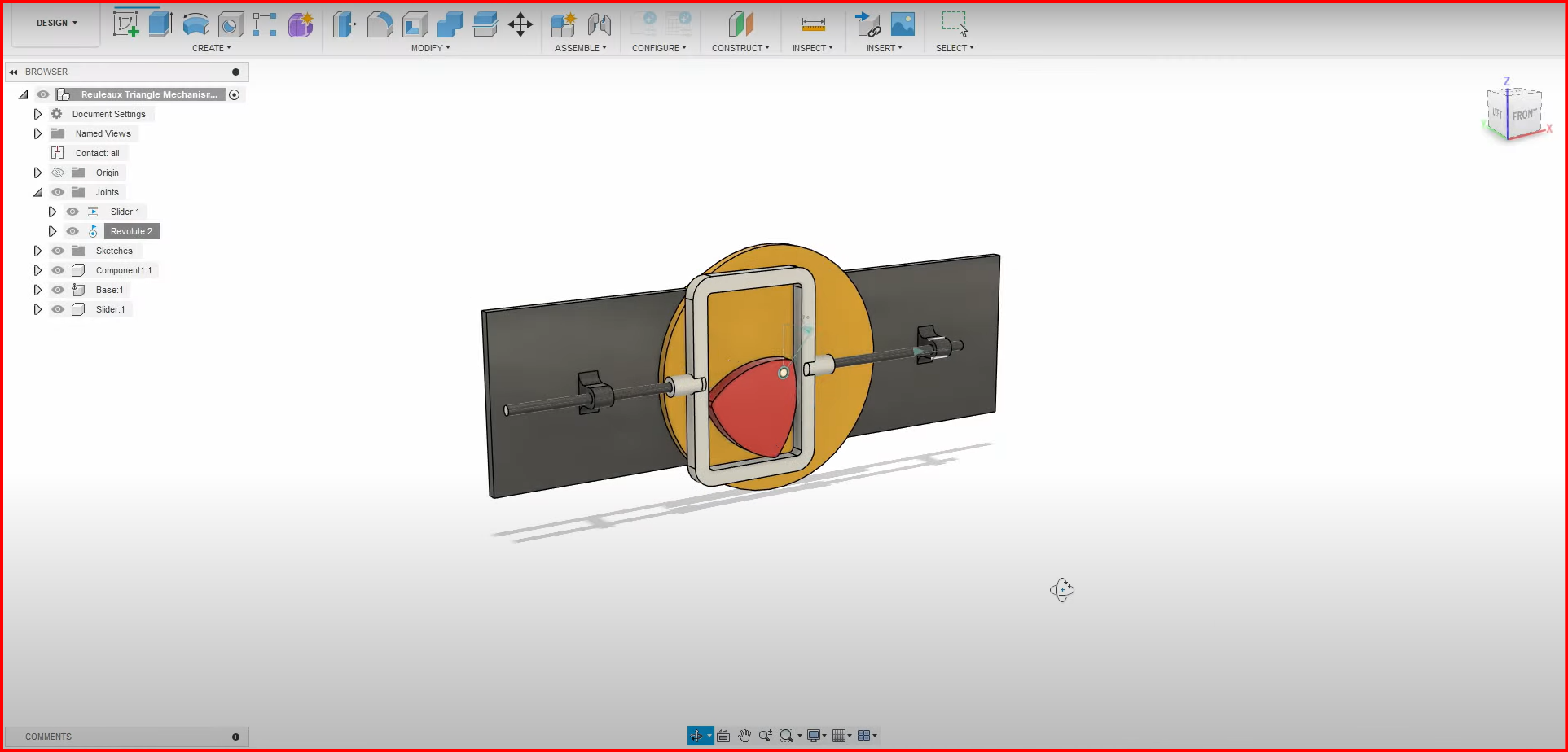 Reuleaux Triangle Mechanism